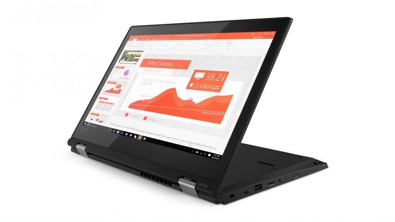 Lenovo ThinkPad L380 Yoga | i3-8130U | 13.3" | 8 GB | 256 SSD | Touch | Rétroéclairage du clavier | noir | Win 11 Pro | SE 4