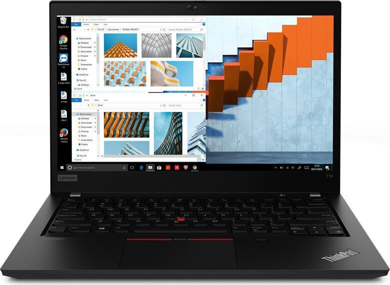 Lenovo Thinkpad T14 G1 | Ryzen 5 PRO 4650U | 14" | 16 GB | 256 GB SSD | Touch | Tastaturbeleuchtung | schwarz | Win 11 Pro | UK 1