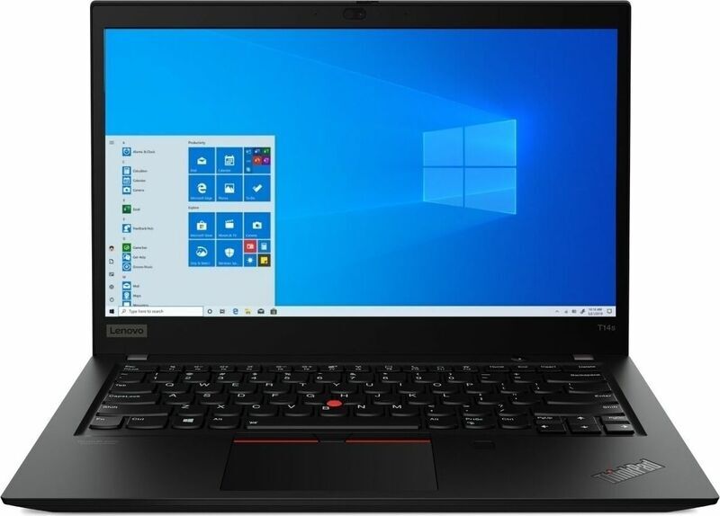 Lenovo ThinkPad T14s G1 | i7-10610U | 14" | 16 GB | 512 GB SSD | Touch | Tastaturbelysning | FP | 4G | sort | Win 11 Pro | BE 1