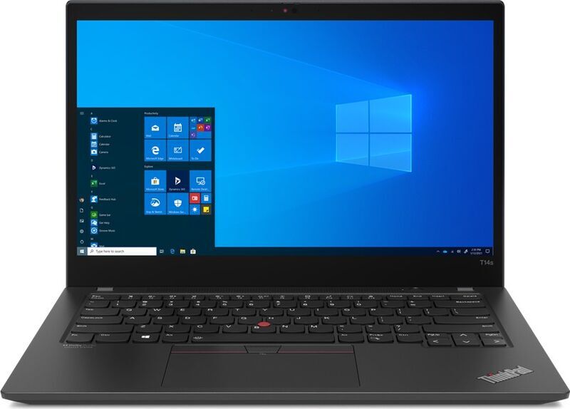 Lenovo Thinkpad T14s G2 | i7-1185G7 | 14" | 16 GB | 256 GB SSD | FHD | FP | Rétroéclairage du clavier | noir | Win 11 Pro | ES 1