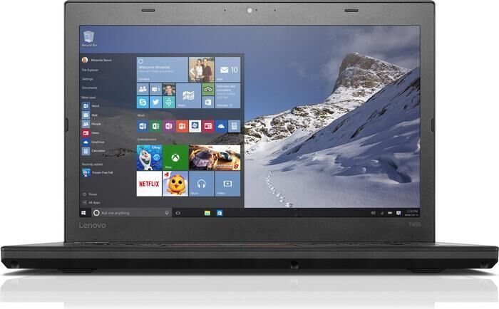 Lenovo ThinkPad T460 | i5-6300U | 14" | 8 GB | 320 GB HDD | FHD | Webcam | iluminação do teclado | Win 10 Pro | DE