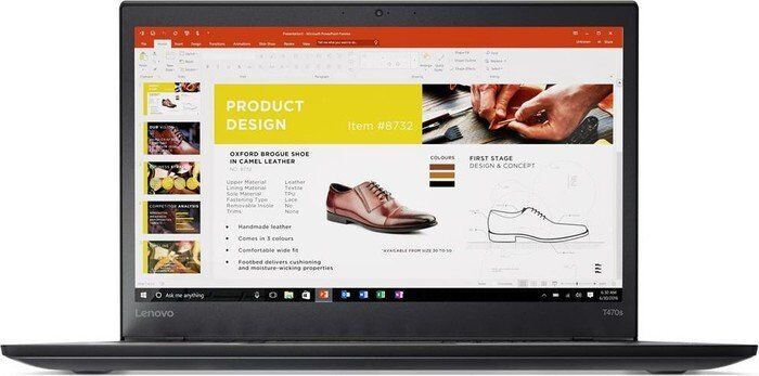 Lenovo ThinkPad T470s | i5-7300U | 14" | 8 GB | 240 GB SSD | schwarz | Win 10 Pro | DE