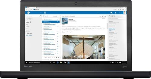 Som Ny: Lenovo ThinkPad X270 | i5-7300U | 12.5" | 8 GB | 256 GB SSD | FHD | Win 10 Pro | FR