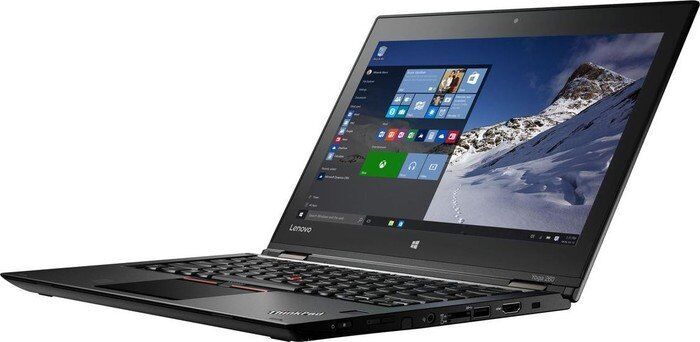 Lenovo ThinkPad Yoga 260 | i5-6300U | 12.5" | 8 GB | 240 GB SSD | Stylus | Touch | Webcam | Bakgrundsbelyst tangentbord | Win 10 Pro | DE