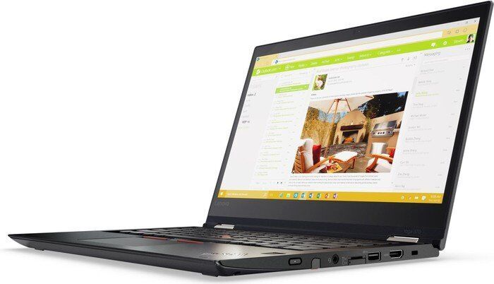 Lenovo ThinkPad Yoga 370 | i5-7300U | 13.3" | 16 GB | 256 GB SSD | Touch | Win 10 Pro | czarny | DE 5