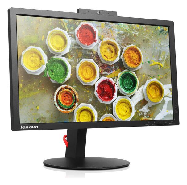 Lenovo ThinkVision T2454p | 24" | Webcam | zwart