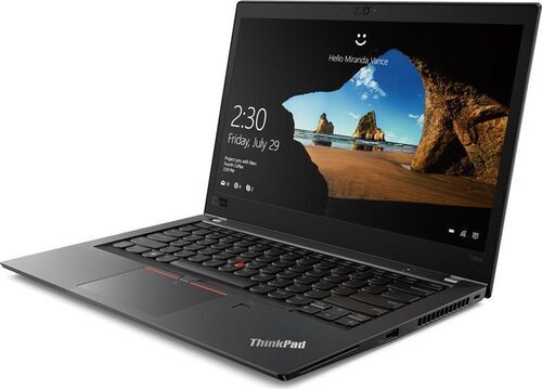 Som Ny: Lenovo ThinkPad T480s | i5-8250U | 14" | 32 GB | 512 GB SSD | FP | Bakgrundsbelyst tangentbord | Touch | svart | Win 10 Pro | DE