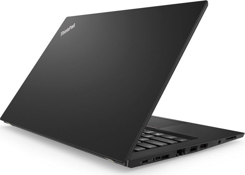 Lenovo ThinkPad T480s | i5-8250U | 14" | 8 GB | 256 GB SSD | svart | Win 11 Pro | US 2