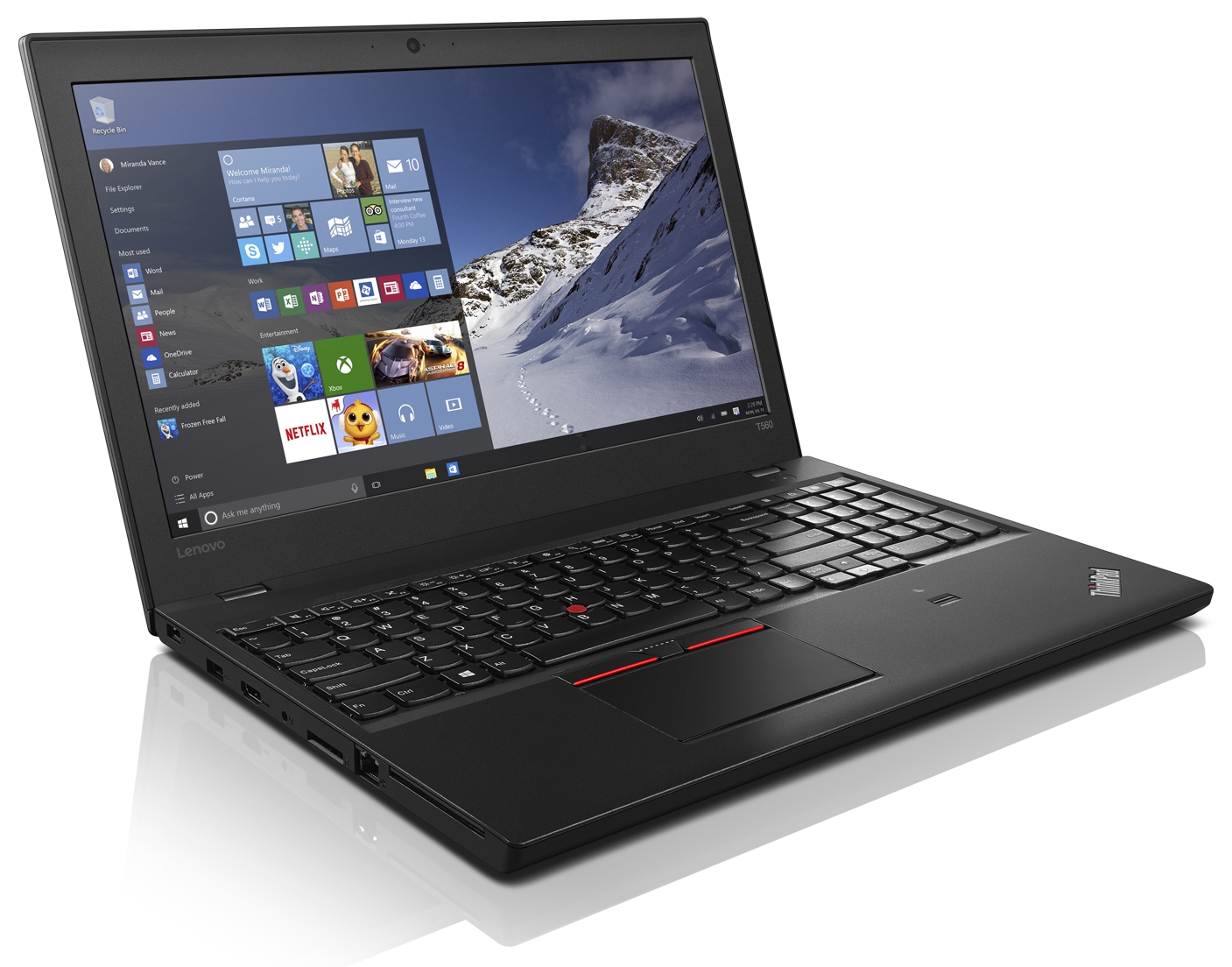 Lenovo ThinkPad T560 | i7-6600U | 15.6" | 8 GB | 256 GB SSD | FHD | Webcam | Tastaturbelysning | Win 10 Pro | DE | 3476 kr. | med en 30-dages prøveperiode