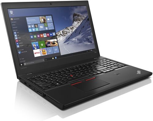 Väldigt bra: Lenovo ThinkPad T560 | i7-6600U | 15.6" | 8 GB | 256 GB SSD | FHD | Webcam | Bakgrundsbelyst tangentbord | Win 10 Pro | DE