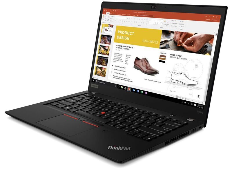 Lenovo ThinkPad T490s | i5-8365U | 14" | 8 GB | 256 GB SSD | Touch | Bakgrundsbelyst tangentbord | FP | 4G | svart | Win 11 Pro | CZ 2