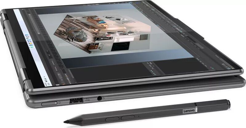 Lenovo Yoga 7 14ARB7 | Ryzen 7 6800U | 14.5" | 16 GB | 1 TB SSD | 2880 x 1800 | Tastaturbeleuchtung | Stylus | grau | Win 11 Home | BE 1