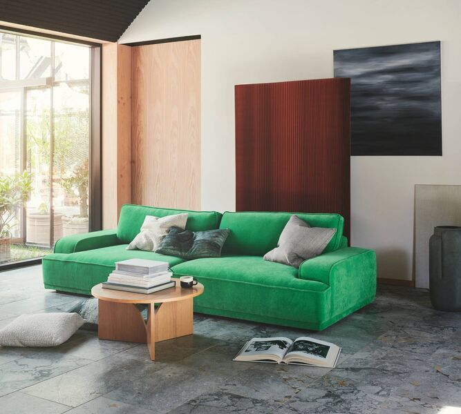Leonora Sofa 3,5-Sitzer Moss Grass Green | grün, image 4 of 4