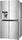 LG GMJ916NSHV Side-by-Side Frigorifero-congelatore | grigio thumbnail 2/5