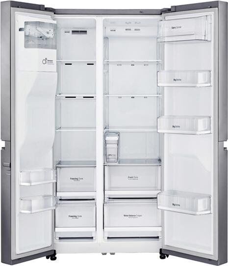 LG GSL461ICEZ Side-by-Side Kühl-/Gefrierkombination | grau 1