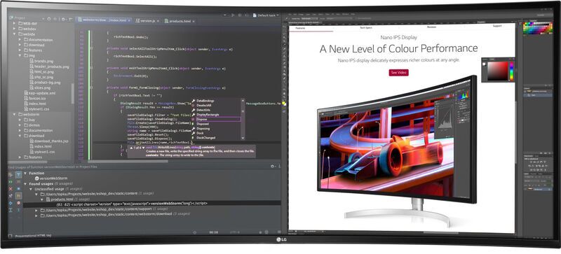 LG UltraWide 34WL85C-B | 34" | without stand | black 1