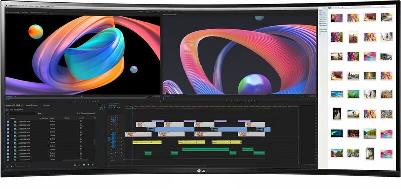 LG UltraWide 34WN80C-B | 34" | bez stojaka | czarny 1