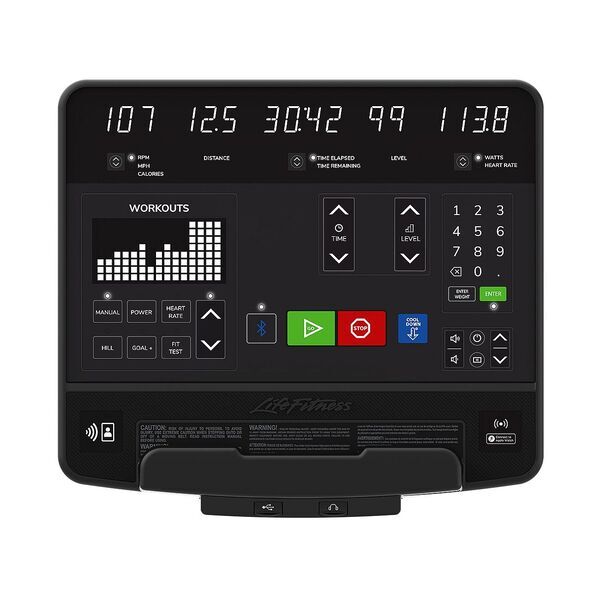 life Fitness Integrity+ SL-console Treadmill | black, image 3 of 3