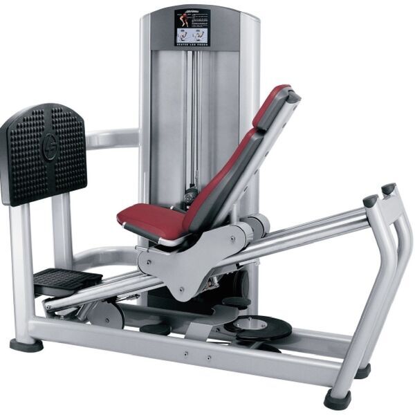 Life Fitness Signature Leg Press | srebrna/rdeča, image 3 of 3