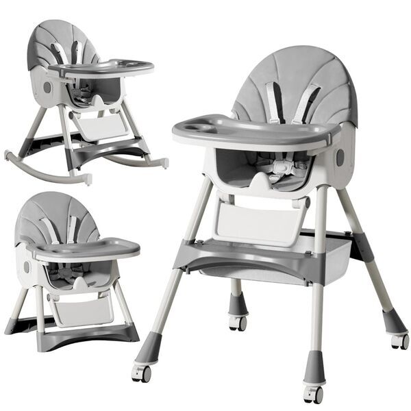 Lineluck Baby 6-in-1 Hochstuhl | grey 1