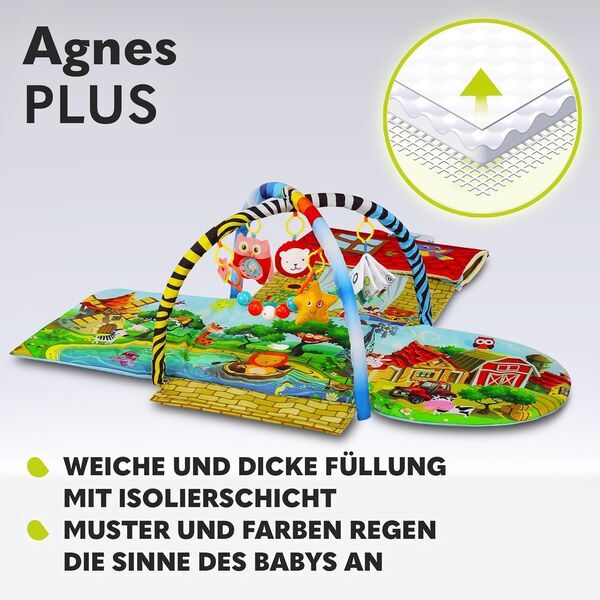 Lionelo Agnes Plus 2-in-1 play mat | multicolored, image 2 of 3