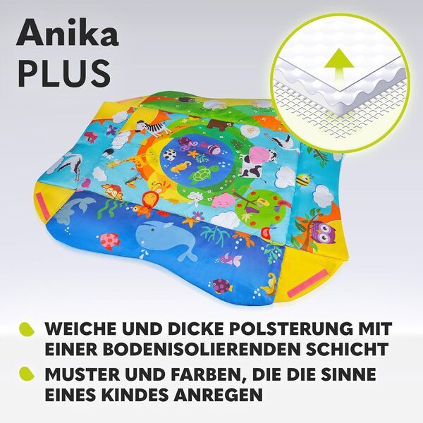 Lionelo Anika spēļu paklājs ar spēļu loku | Daudzkrāsains, image 2 of 3