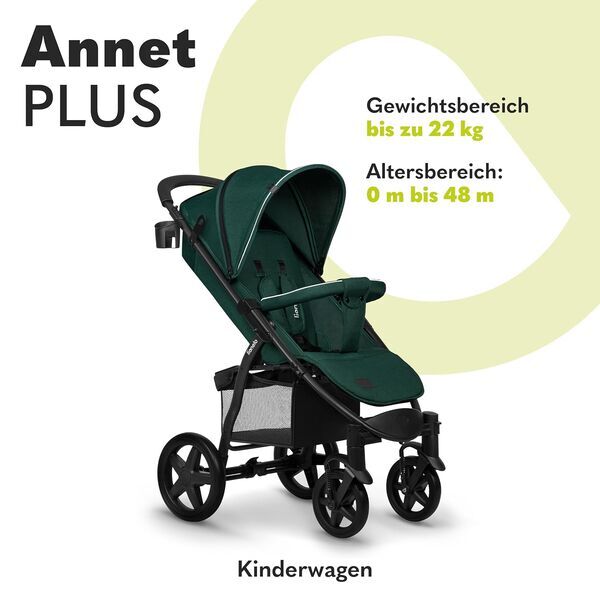 Lionelo Annet Plus Buggy | green 2