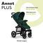 Lionelo Annet Plus Buggy | grün thumbnail 2/2