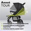 Lionelo Annet Tour Buggy | black thumbnail 3/3