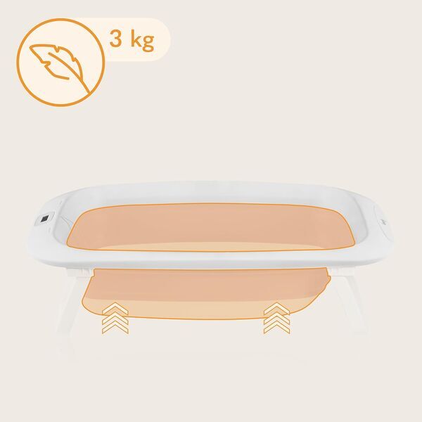 Lionelo Babybubble Faltbare Babybadewanne | rosa 2