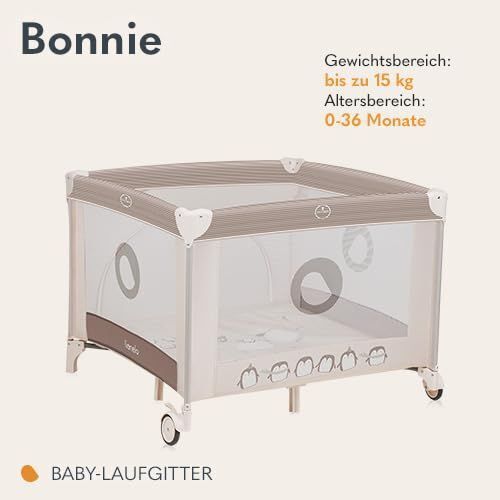 Lionelo Bonnie Laufgitter | beige 2