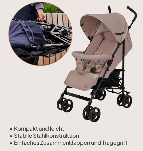 Lionelo Elia Buggy | beige, image 2 of 2