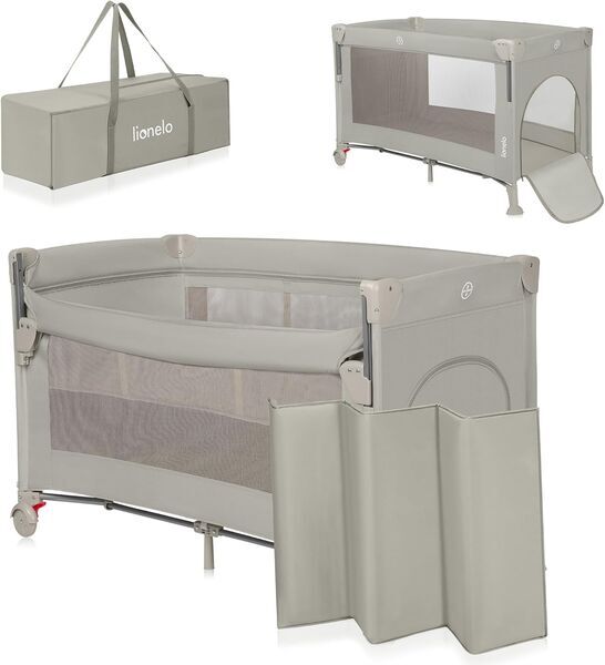 Lionelo Ellen travel cot | beige, image 1 of 3