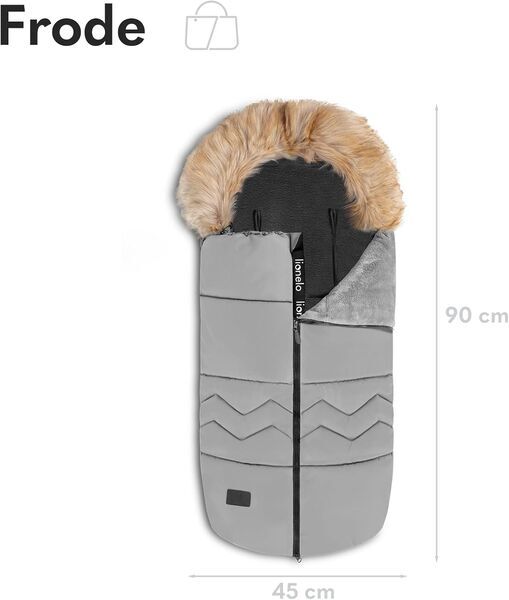 Lionelo Frode Babyfußsack | grey 3