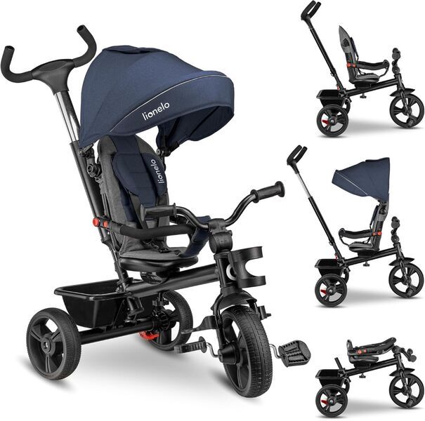 Lionelo Haari 2-in-1 Dreirad | blue 1