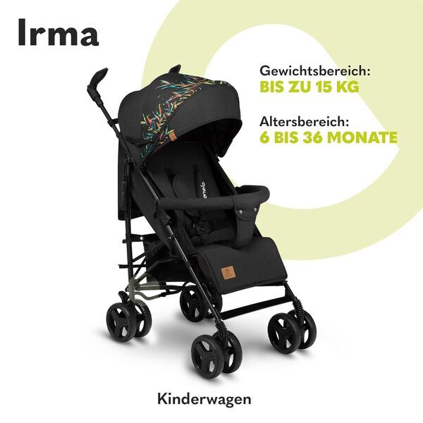 Lionelo Irma Kinderwagen | black 2