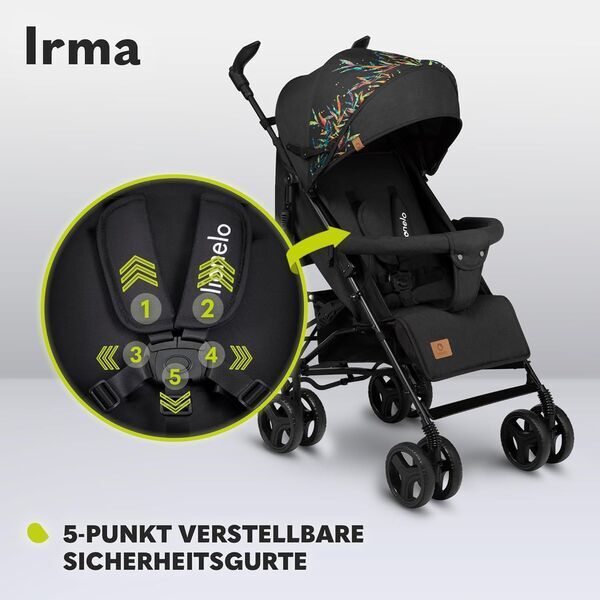 Lionelo Irma Kinderwagen | black 3