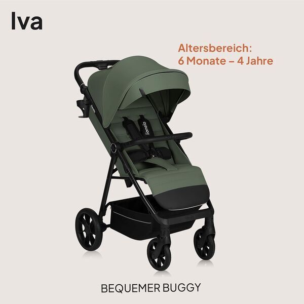 LIONELO IVA stroller | green, image 2 of 3