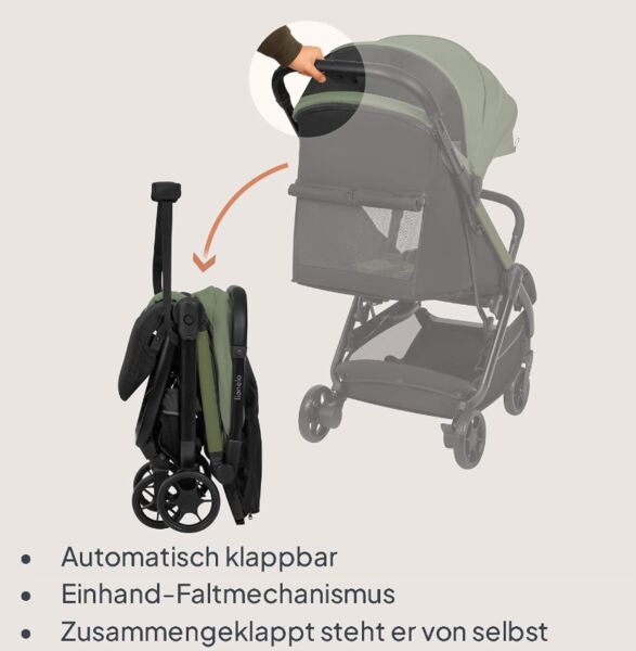 Lionelo Julie Air Buggy | green, image 2 of 3