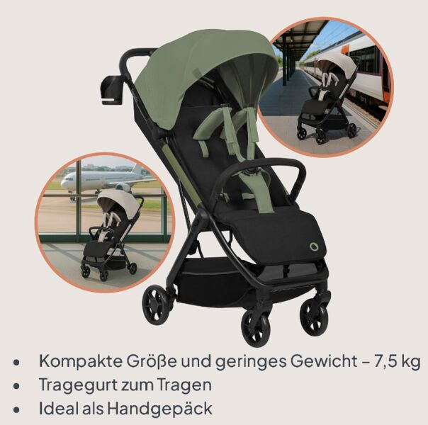 Lionelo Julie Air Buggy | green, image 3 of 3