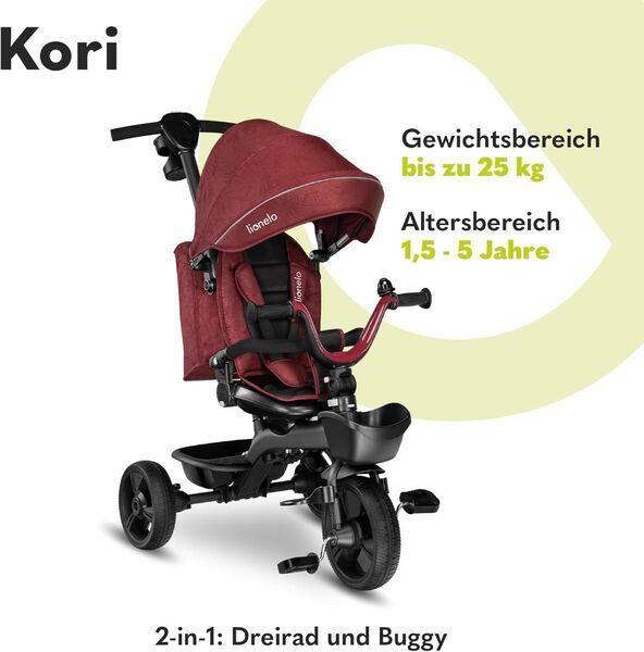 Lionelo Kori tricikl | crvena 2