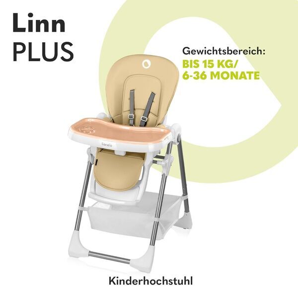 Lionelo Linn 2-in-1 Kinderhochstuhl | multicolored 2