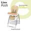 Lionelo Linn 2-in-1 Kinderhochstuhl | multicolored thumbnail 2/2