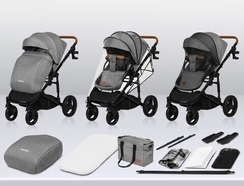 Lionelo Mari Tour 3-in-1 Kombikinderwagen | grey 2