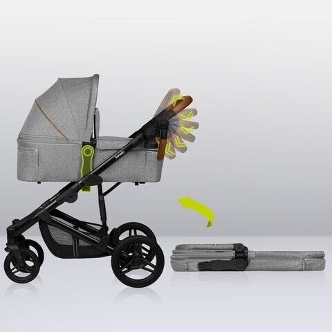 Lionelo Mari Tour 3-in-1 Kombikinderwagen | grey 3