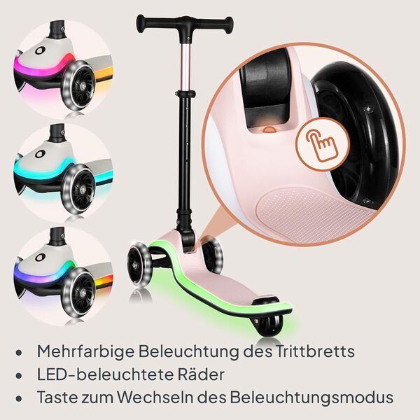 Lionelo MEY Kinderroller | rosa, image 3 of 3