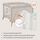 Lionelo Mille Plus 2-in-1 Reisebett | beige thumbnail 2/3