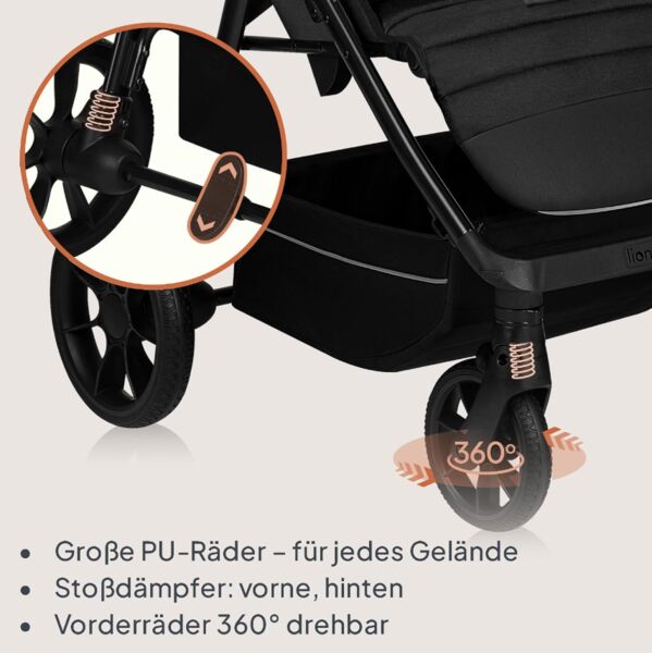 Lionelo Mira Buggy | green, image 3 of 3