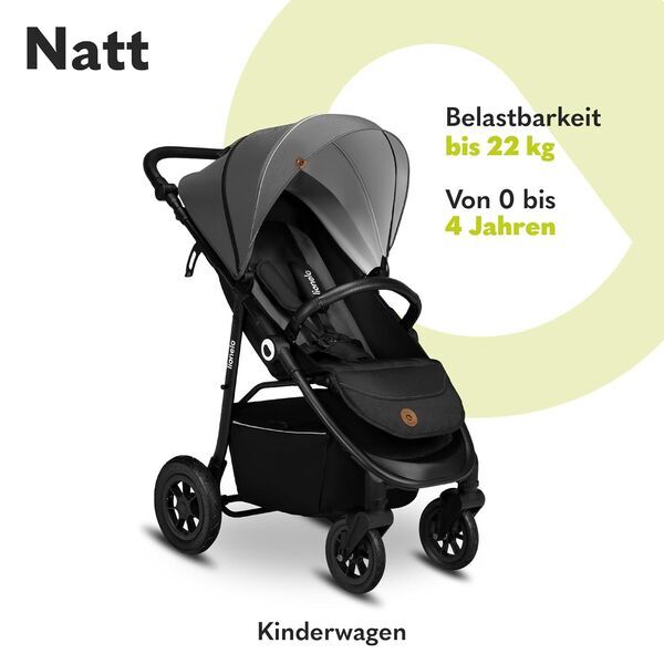 Lionelo Natt Kinderwagen | grau 2