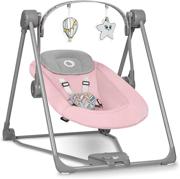 Lionelo Otto Babywippe | pink 1